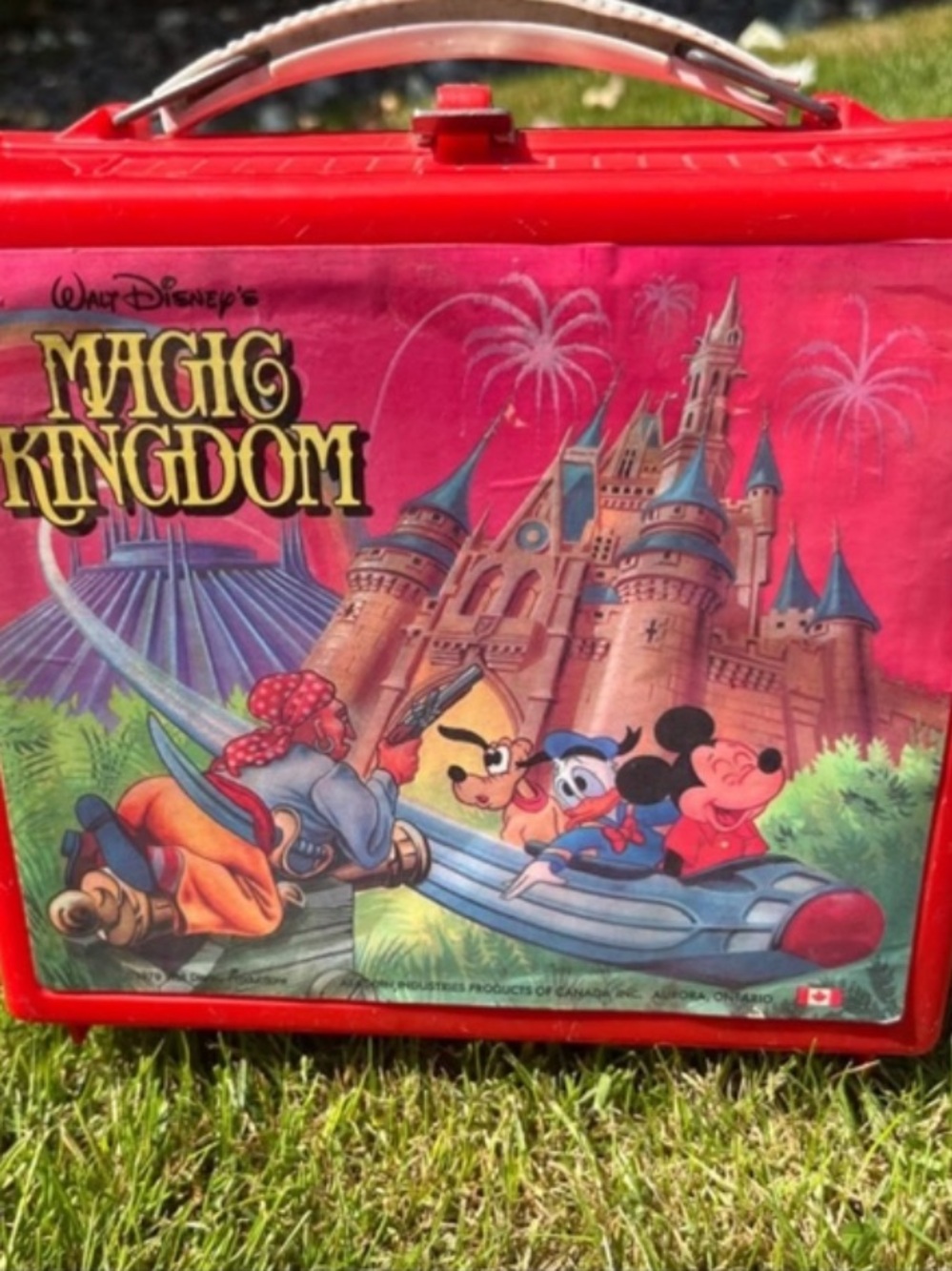 Vintage 1979 Disney Magic Kingdom Plastic Lunchbox
